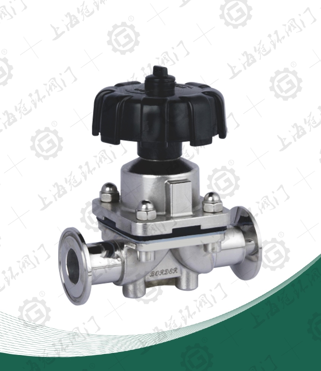 Manual quick installation diaphragm valve