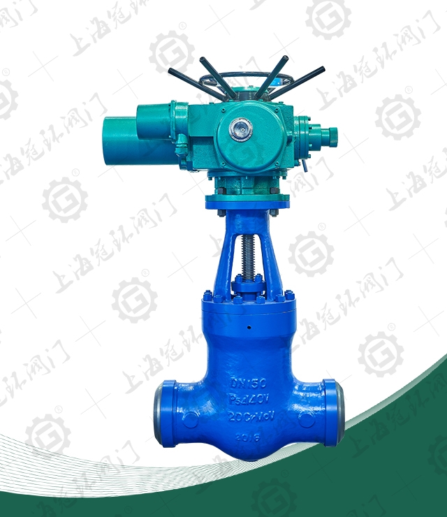 High temperature and high pressure power station gate valve