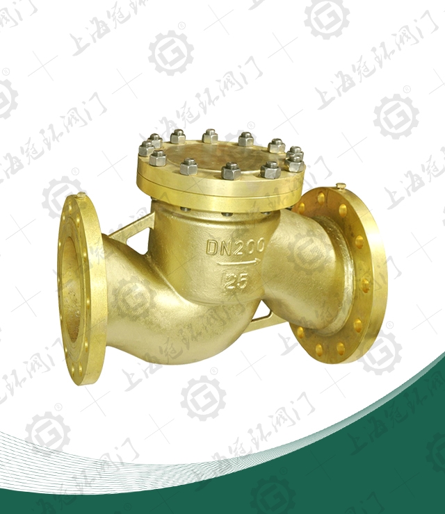 All copper oxygen lift check valve