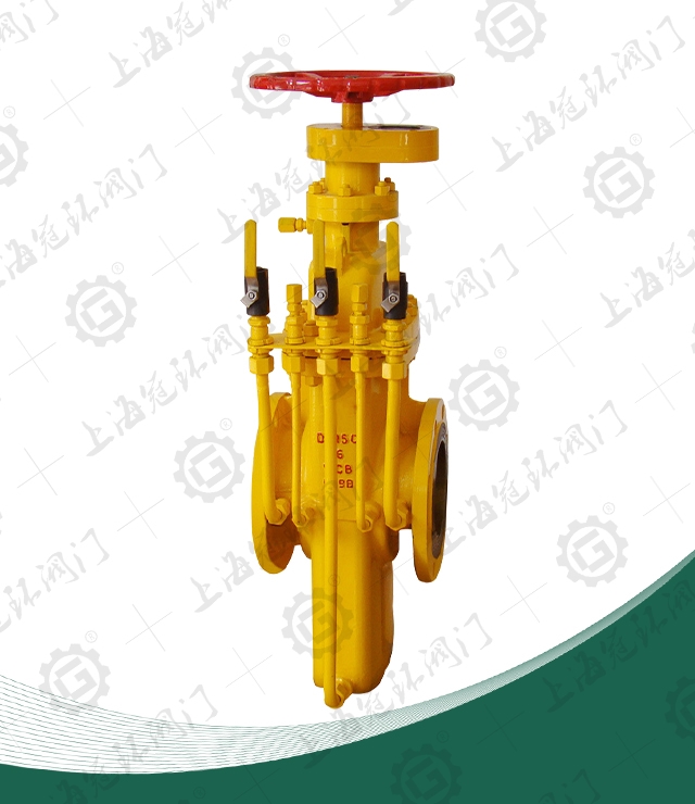 Buried gas gate valve