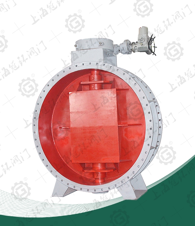 Electric ventilated flanged butterfly valve