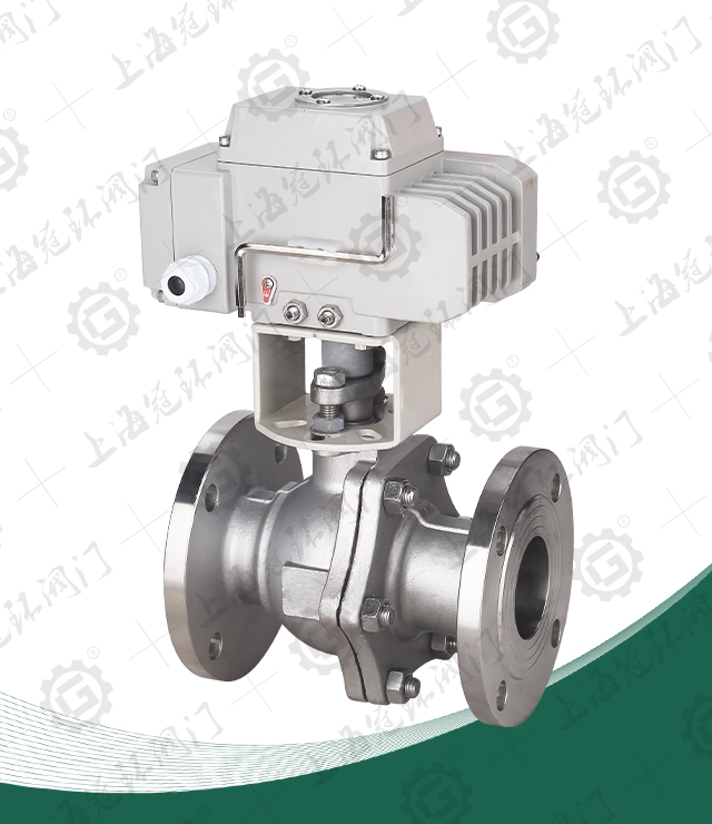 Electric stainless steel floating ball valve