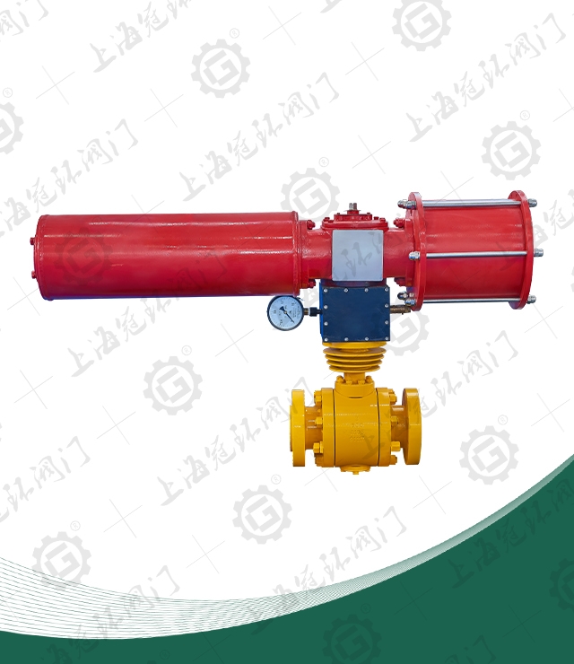 Forged Steel Trunnion Type Ball Valve（Pneumatic )