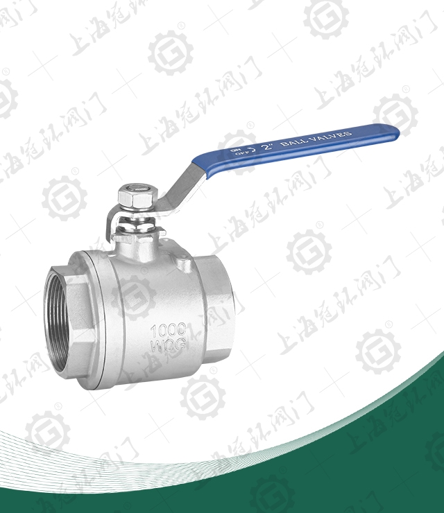 Two-piece ball valve