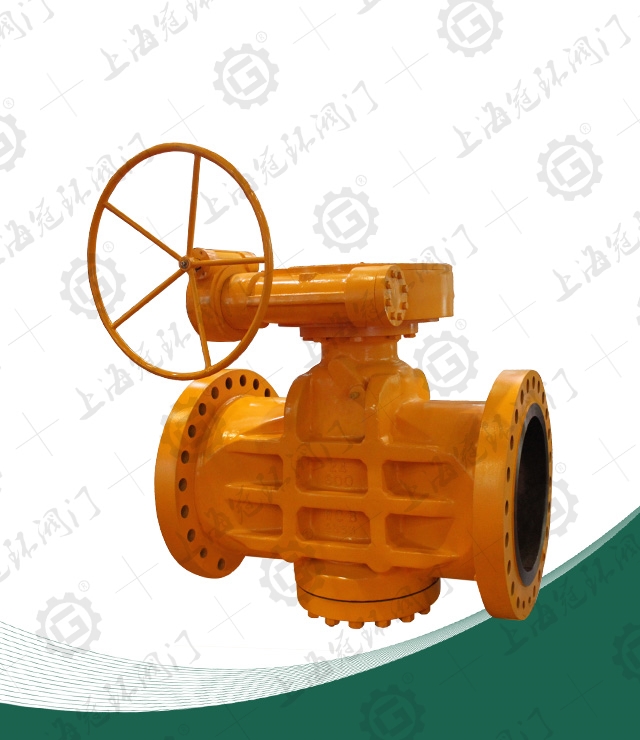 Fluorine lined plug valve